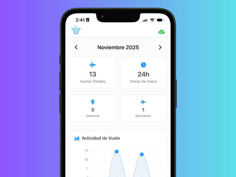 Vista previa de la interfaz de AeroCheck